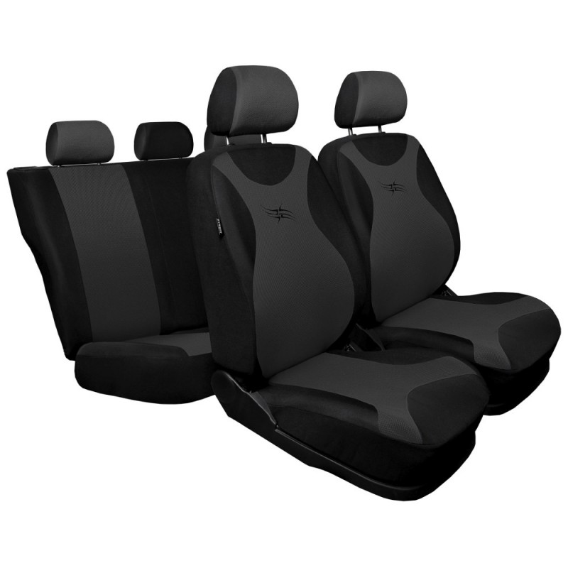 Auto-Dekor pokrowce uniwersalne TURBO Ciemny popiel Auto-Dekor pokrowce uniwersalne TURBO Ciemny popiel